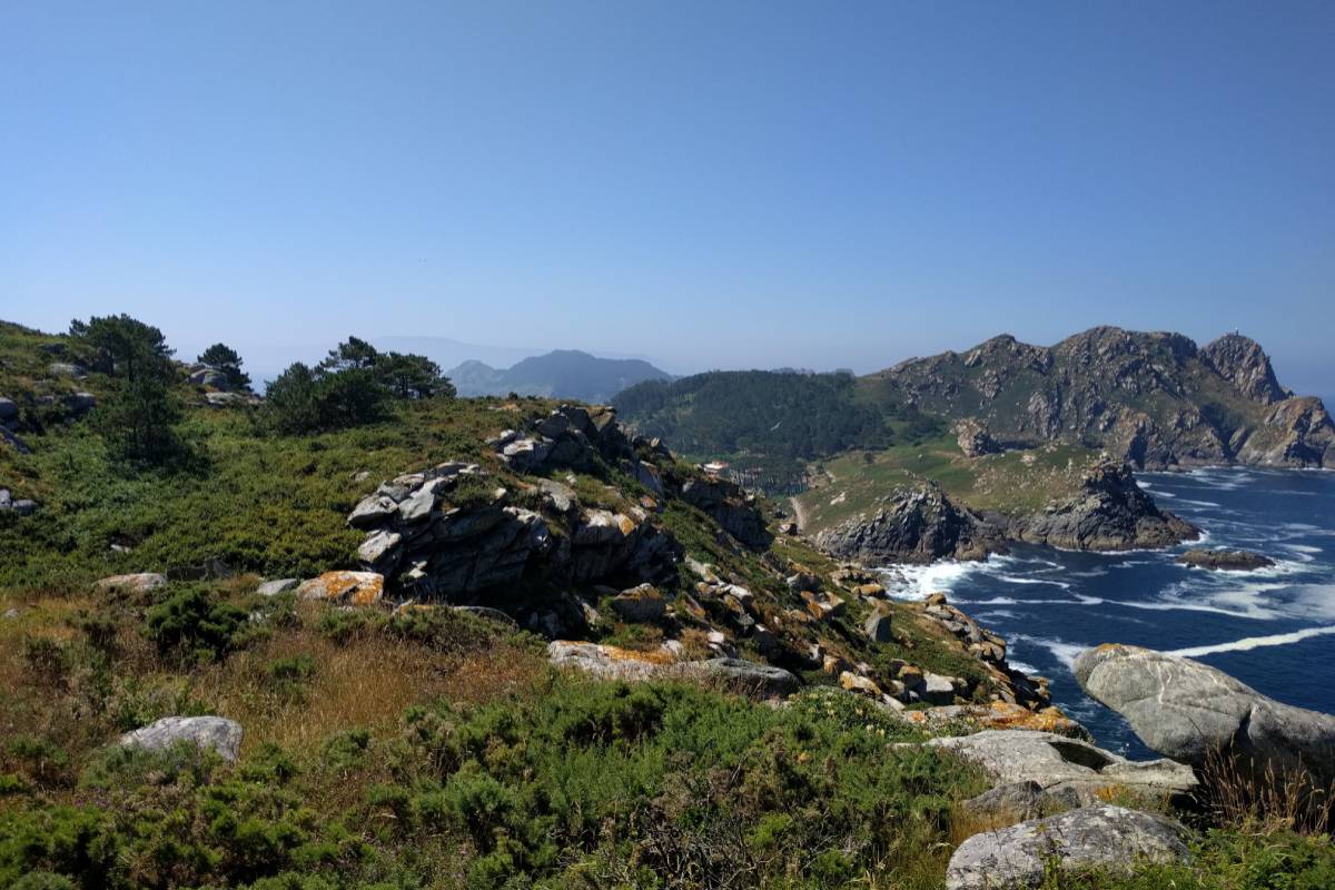 Islas Cíes Parque nacional islas atlántcas Pontevedra Galicia