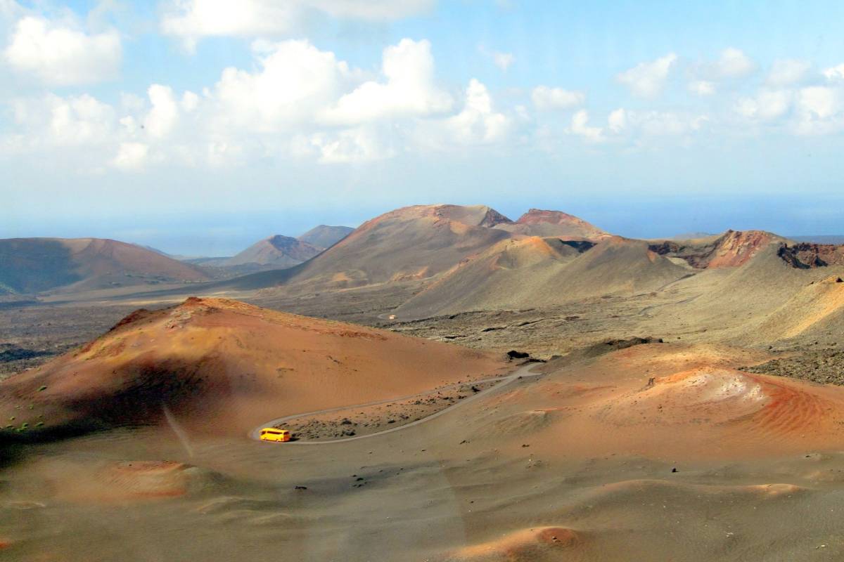 Ruta de los volcanes Timanfaya Lanzarote Canarias